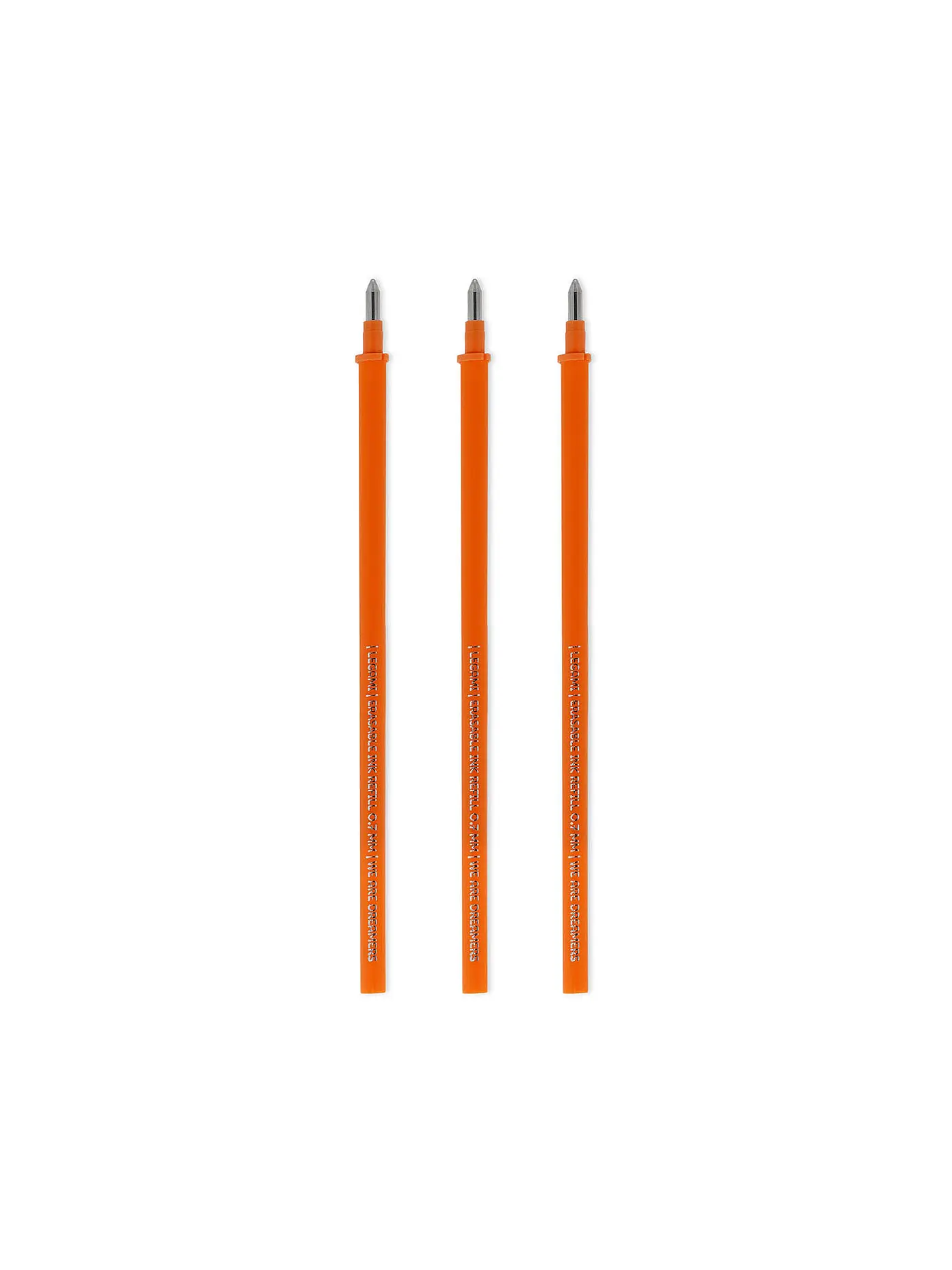 LEGAMI | Ersatzmine für löschbaren Gelstift - Erasable Pen 3er Pkg. Orange | 